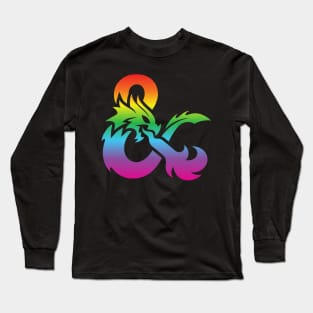 Dnd rainbow Long Sleeve T-Shirt